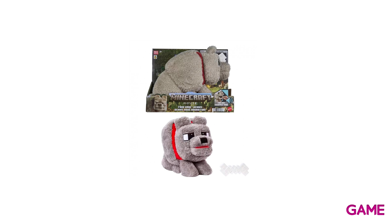 Peluche Interactivo Minecraft Lobo-2