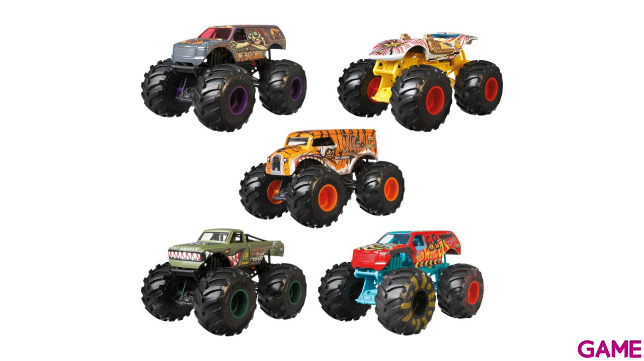Vehiculo Hot Wheels Monster Trucks escala 1:24 (surtido)-7