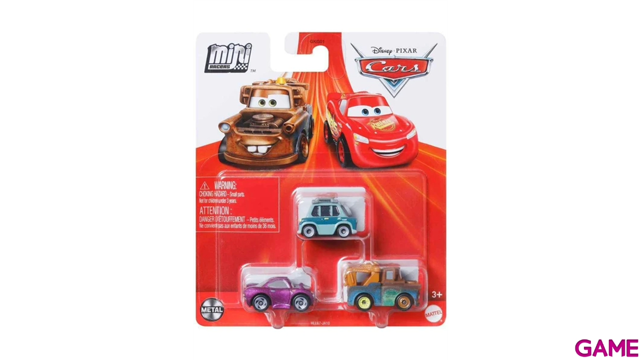 Pack de 3 Vehiculos Disney Pixar Cars Minis (surtido)-0