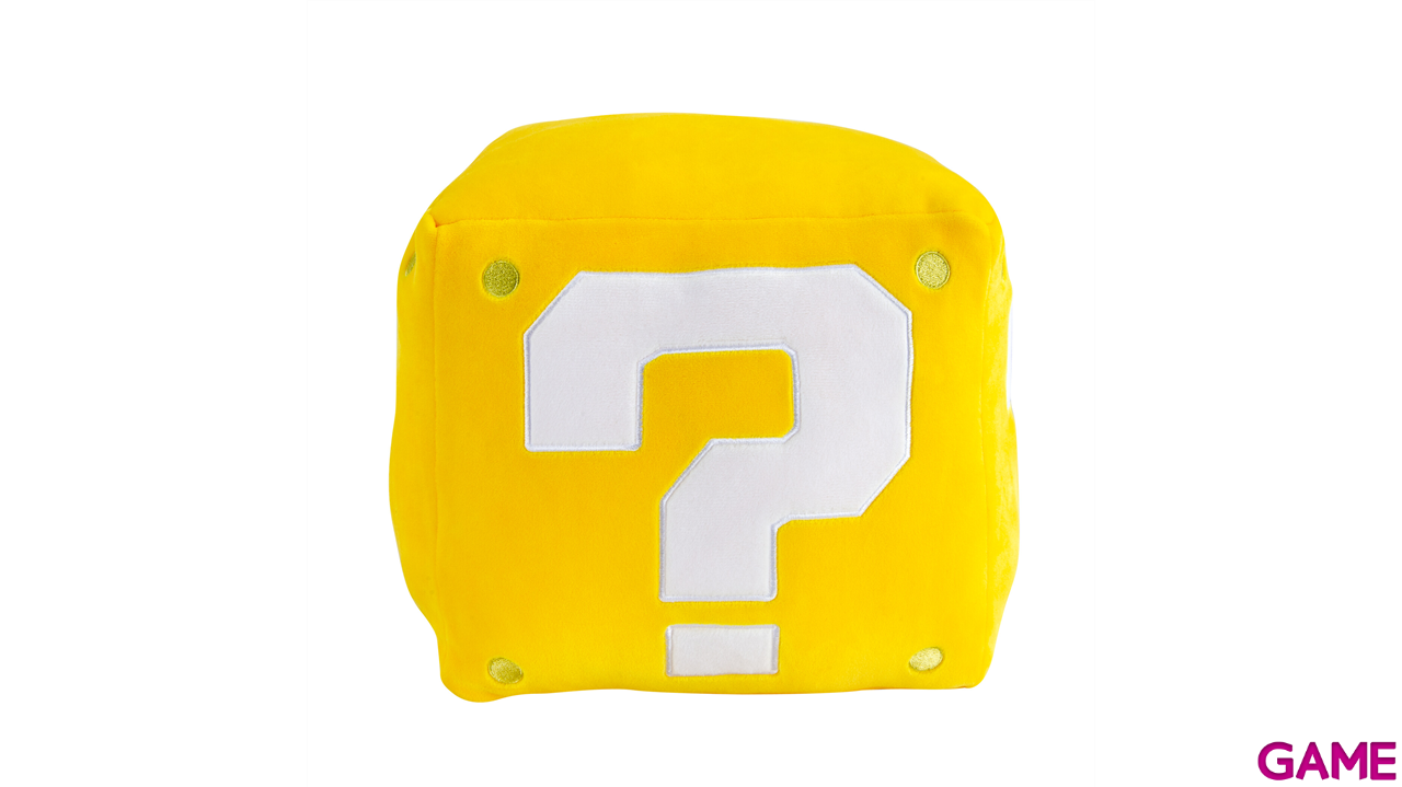 Peluche Super Mario Mocchi Mocchi Question Block de 22 cm-0