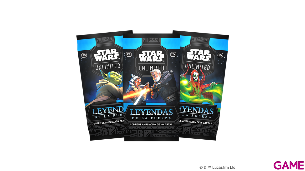 Sobre de cartas (castellano) Star Wars Unlimited: Leyendas de la Fuerza Booster-0