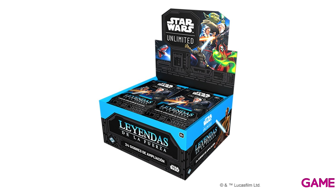 Caja de sobres (castellano) (24) Star Wars Unlimited: Leyendas de la Fuerza Booster-0