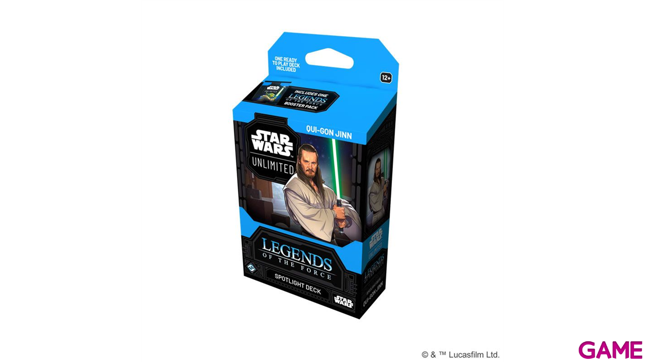 Mazo de cartas (ngles) Star Wars Unlimited: Legends of the Force Qui-Gon Jinn-0