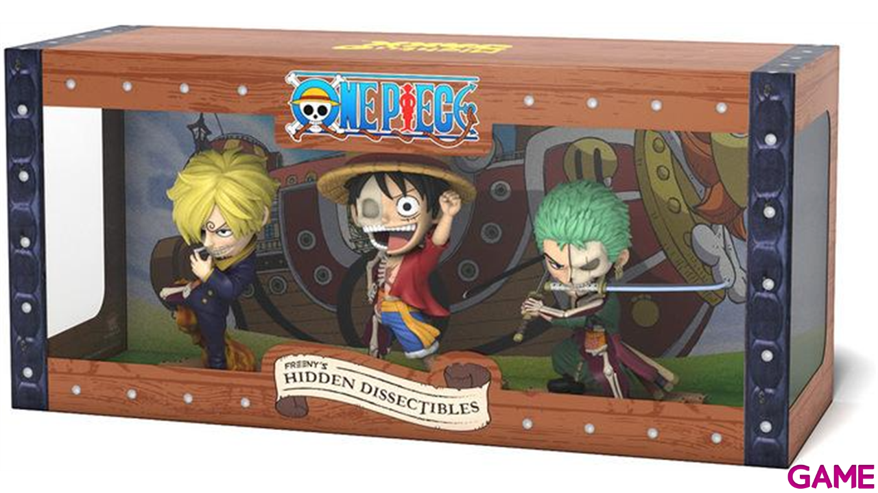 Pack de 3 figuras One Piece Series 1 - Luffy, Zoro y Sanji-0