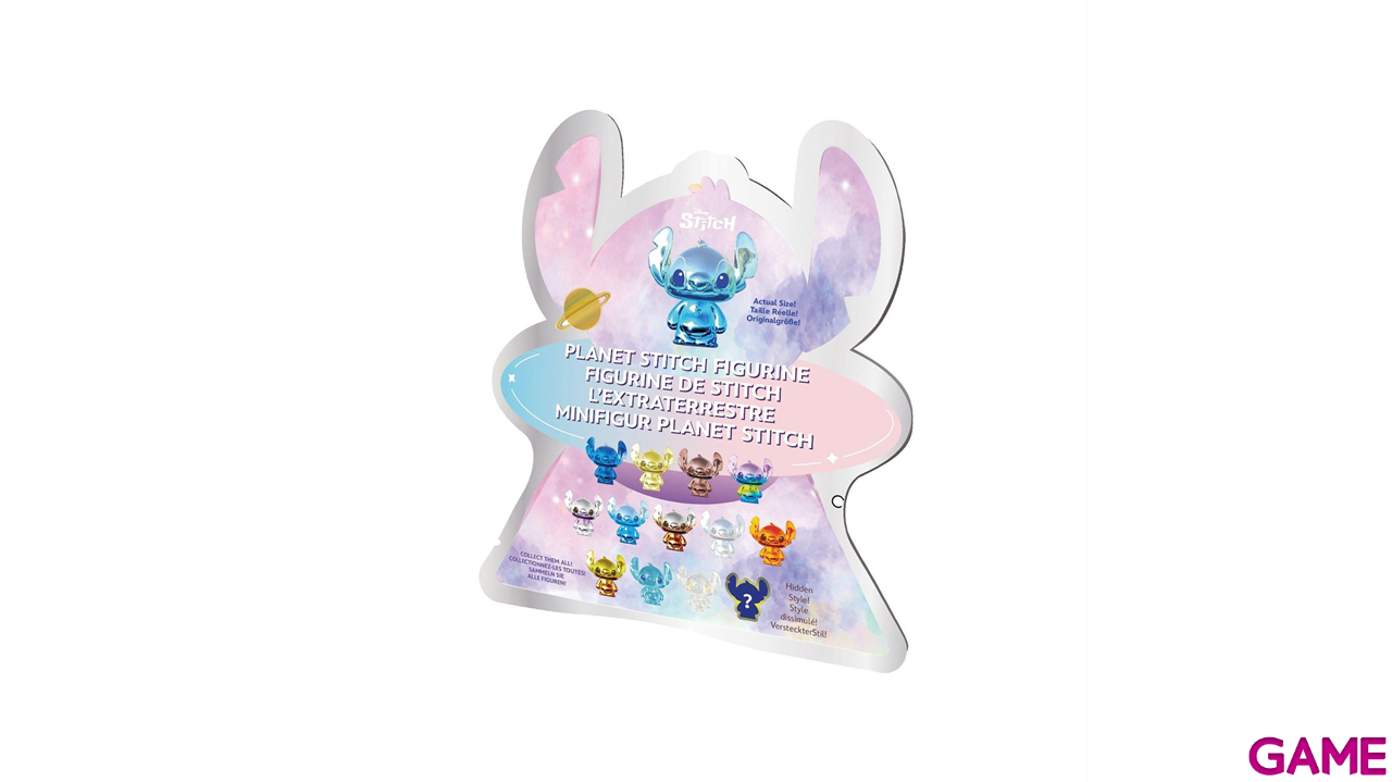 Figura metalica brillante Disney Stitch de 4 cm (surtido)-0