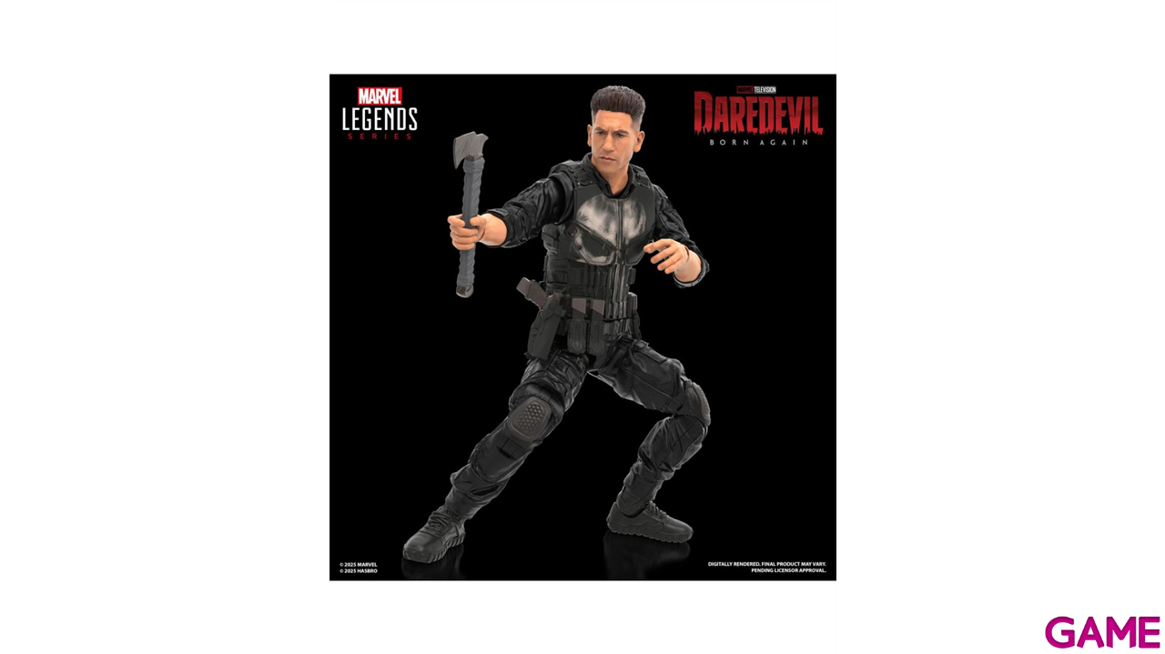 Figura Marvel Legends series Punisher Born again Daredevil de 15 cm-1