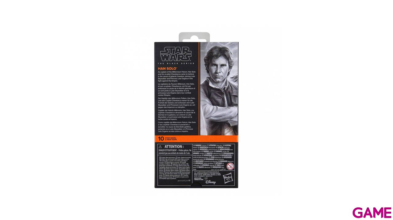 Figura Star Wars Black series Han Solo de 15 cm-4