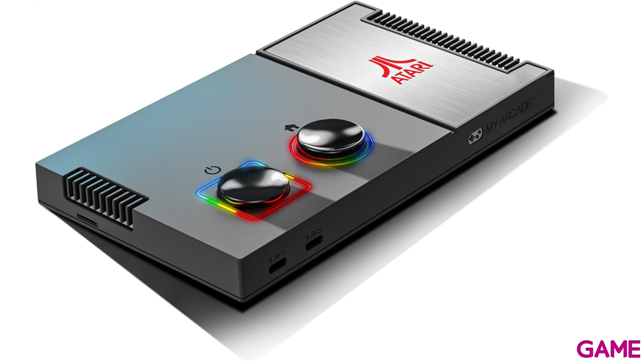Consola Retro Gamestation Pro Atari + 2 sticks inalambricos e iluminacion RGB (200 juegos incluidos)-2