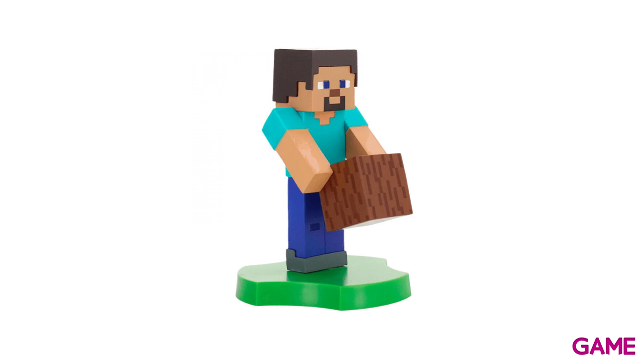Minecraft: Soporte Steve para Teléfono y Auriculares 12cm-0