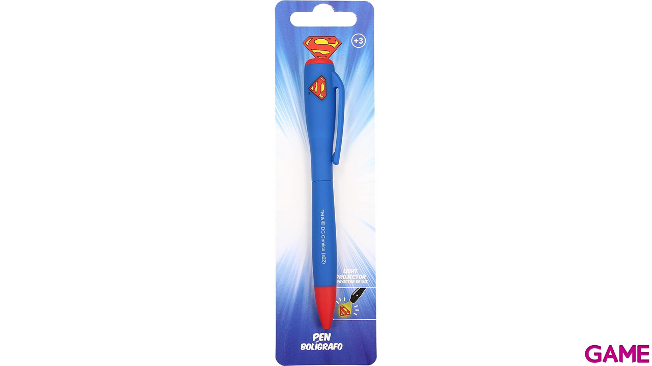 Boligrafo con luz Superman-3