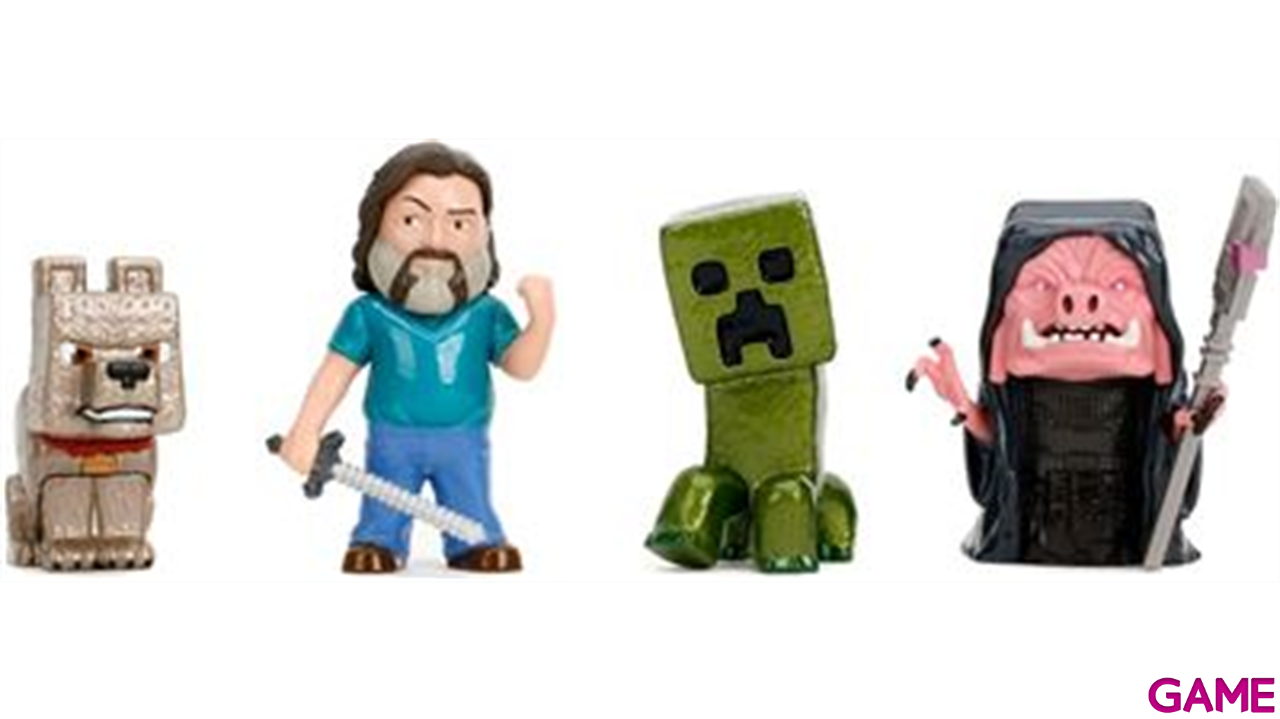Figura metalica Minecraft La Pelicula de 7 cm (surtido)-0