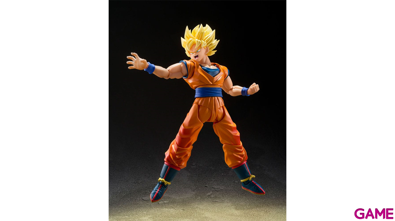 Figura Dragon Ball Z Super Saiyan Son Goku (The Games Begin) de 14,5 cm-3