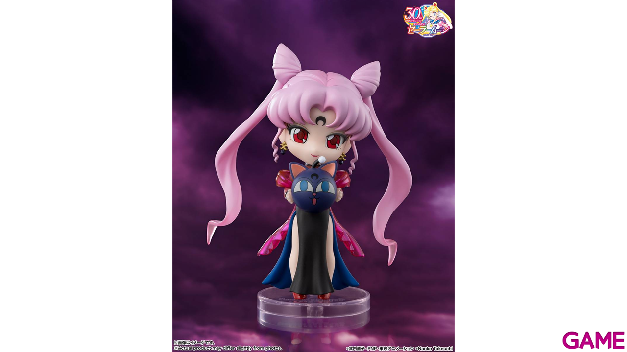 Figura Sailor Moon Black Lady Pretty Guardian de 9 cm-3
