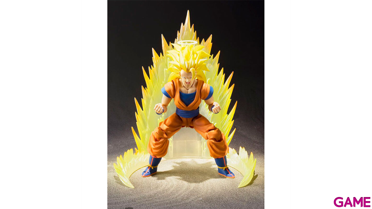 Figura Dragon Ball Z Son Goku Super Saiyan 3 de 15,5 cm-2
