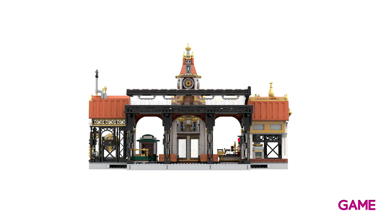 Set de construccion Steampunk Railway Station de 37 cm-1