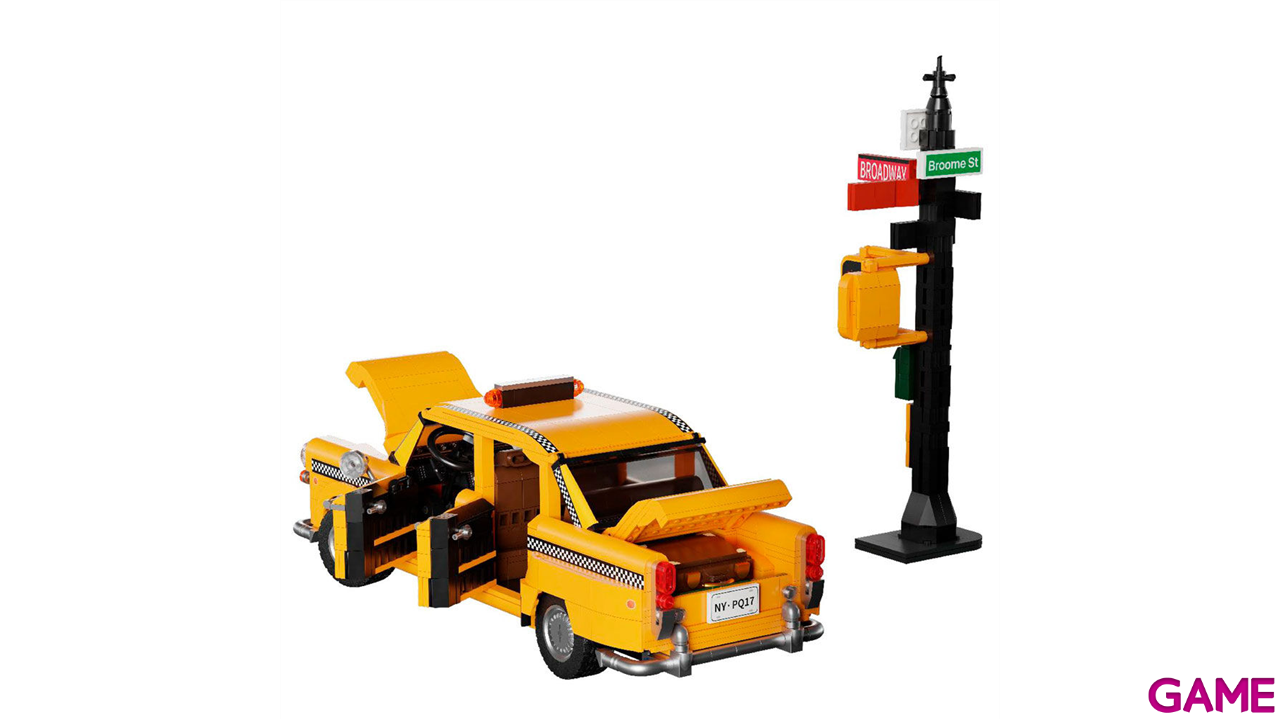 Set de Construccion Taxi amarillo de New York de 12,5 cm-1