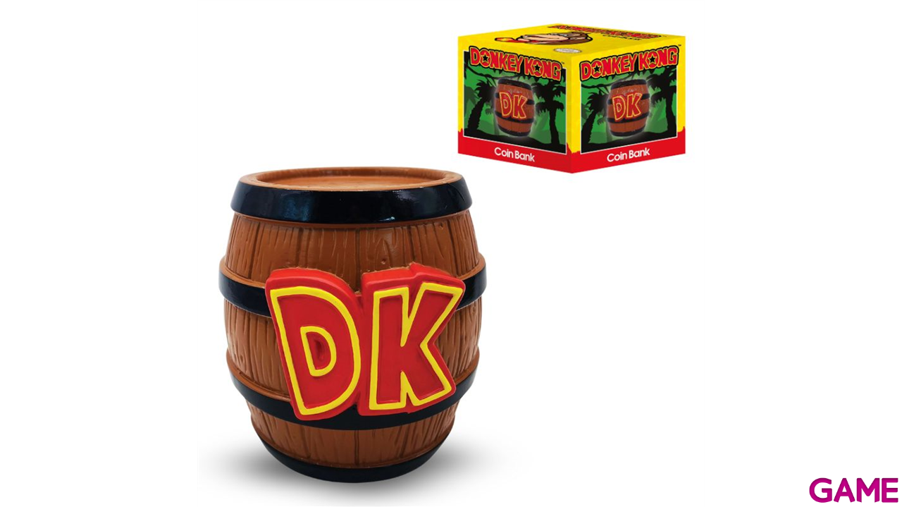 Super Mario Hucha Barril Donkey Kong-2