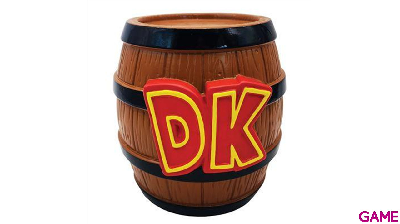 Super Mario Hucha Barril Donkey Kong-0