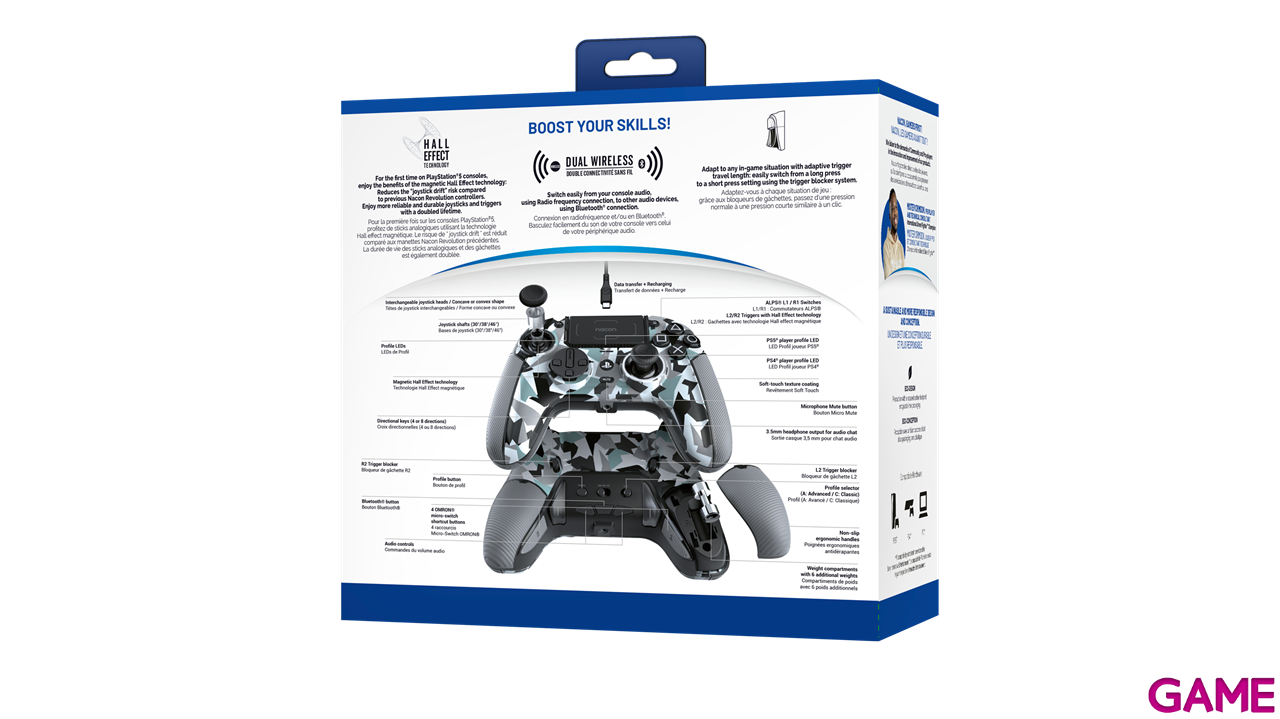 Mando Revolution 5 Pro Artic Licenciado Oficial Playstation-0