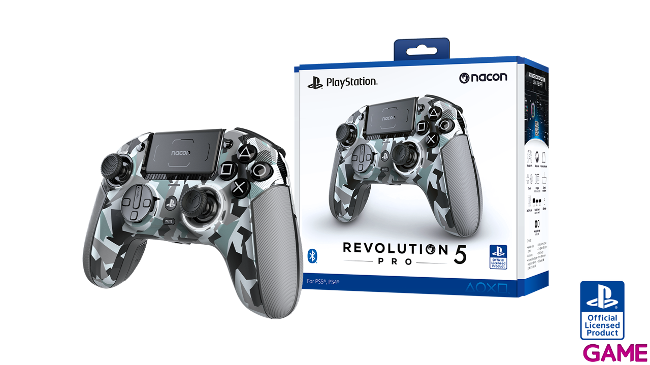 Mando Revolution 5 Pro Artic Licenciado Oficial Playstation-3