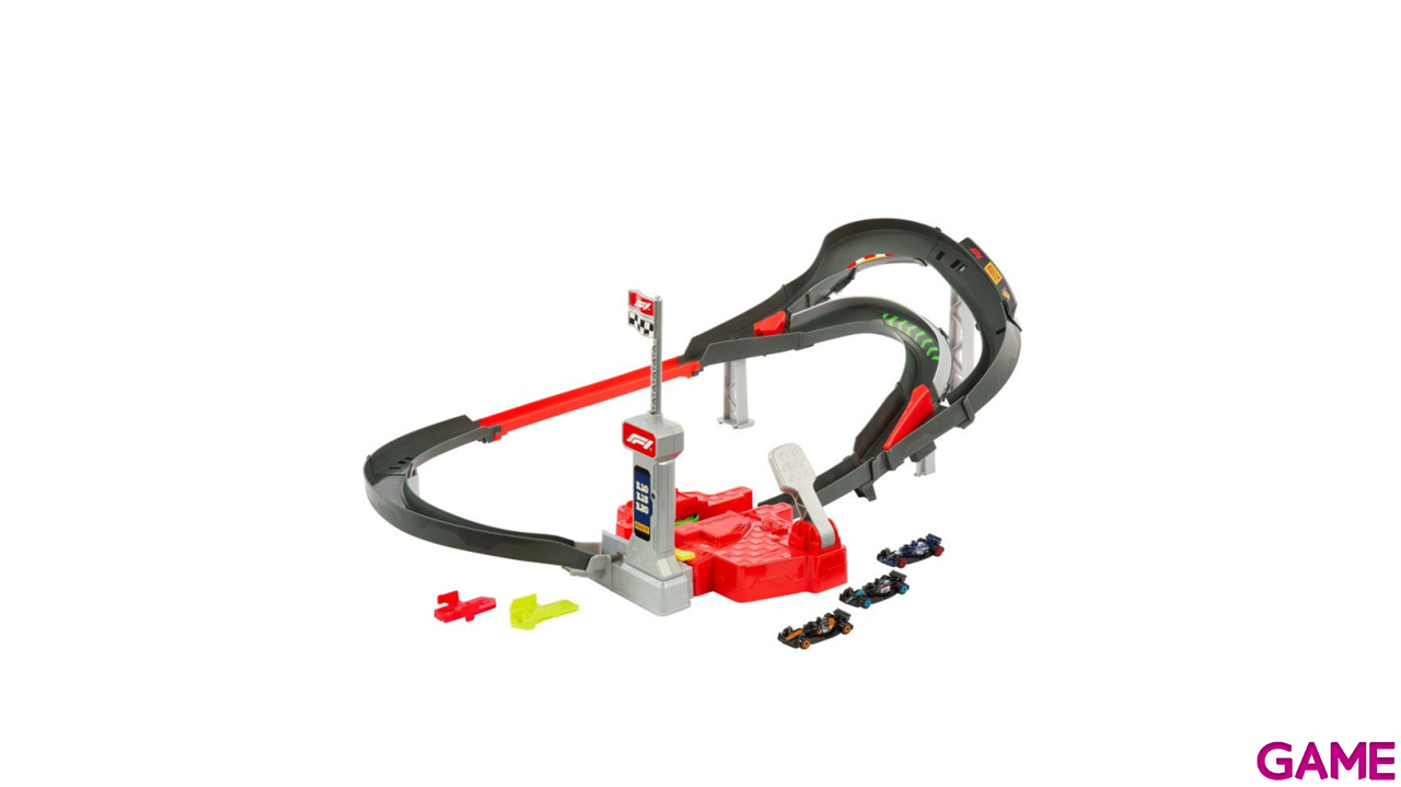 Pista Hot Wheels Racing F1 + 3 vehiculos-0