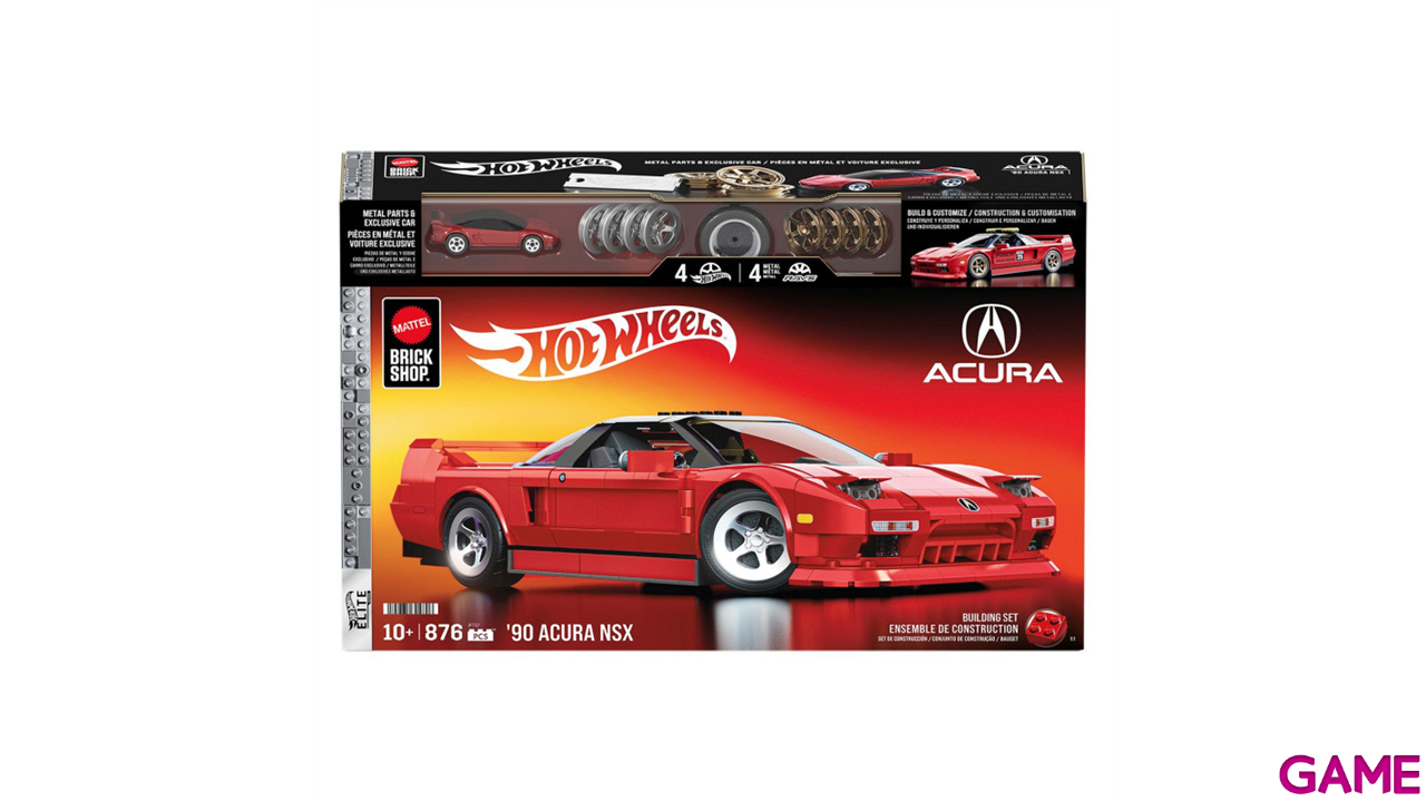 Set de construccion Hot Wheels Acura NSX-4