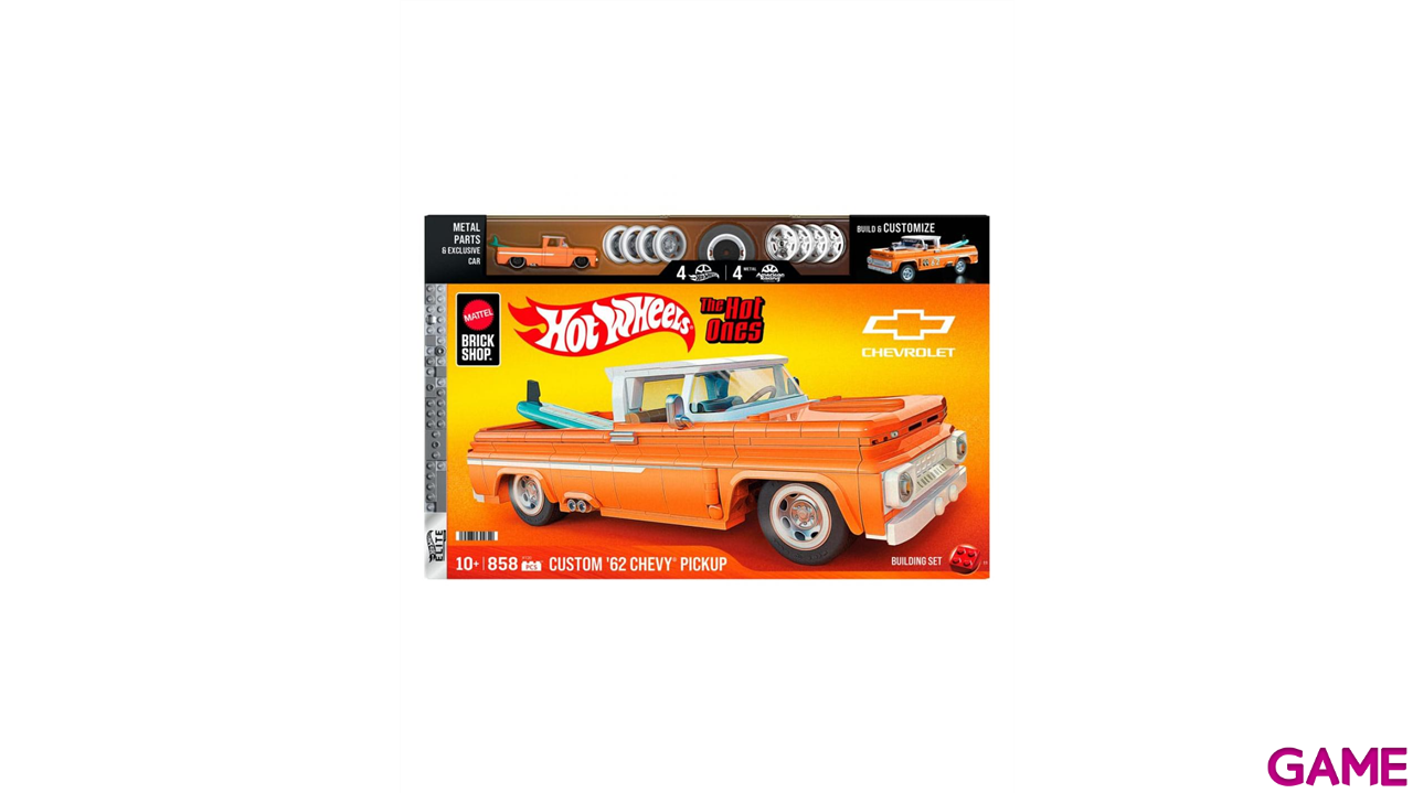 Set de construccion Hot Wheels 62 Chevy Pickup-0