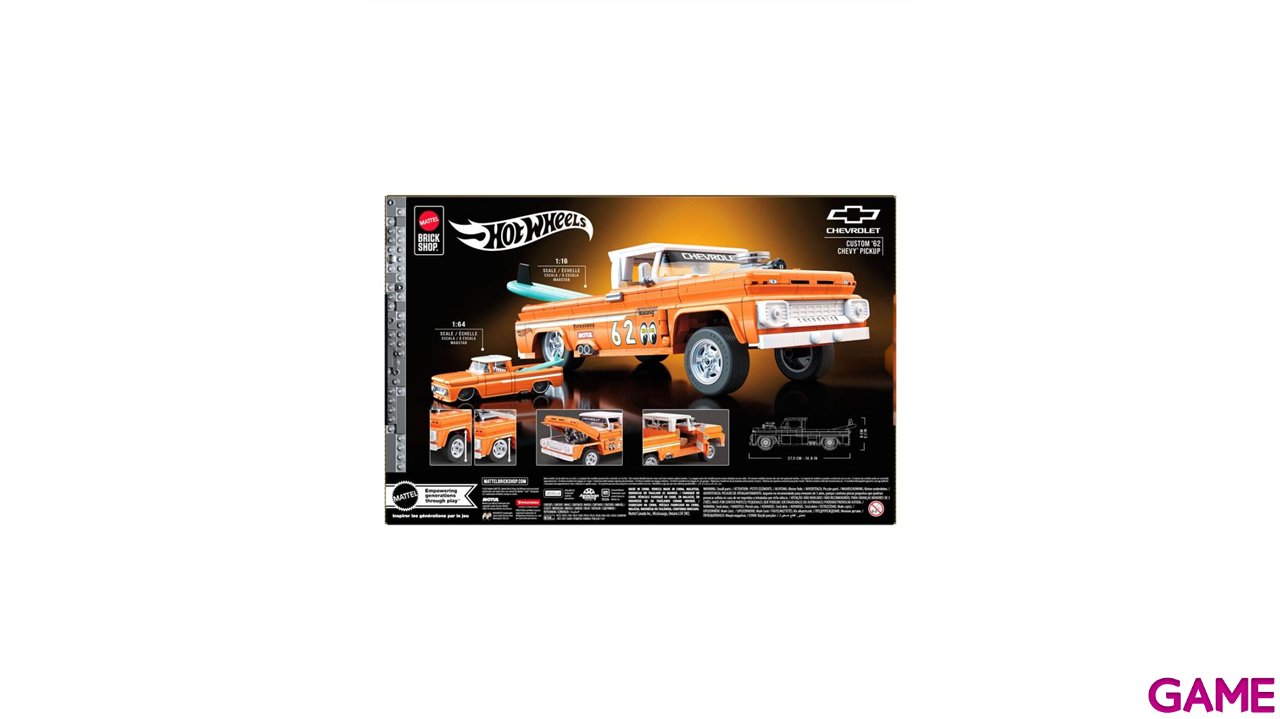 Set de construccion Hot Wheels 62 Chevy Pickup-2