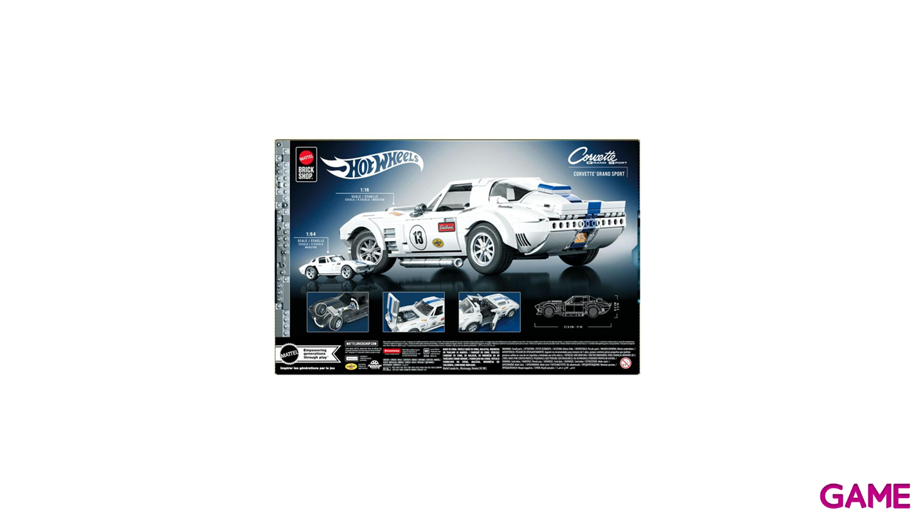 Set de construccion Hot Wheels Corvette Grand Sport-4