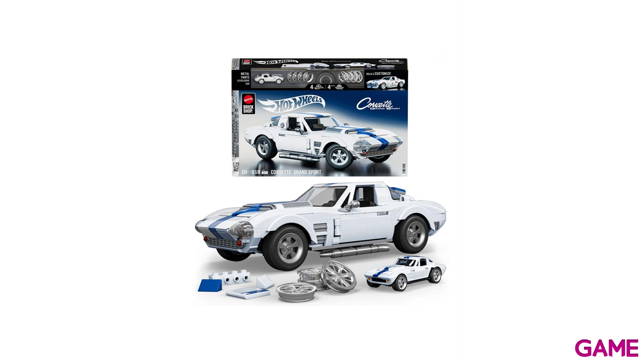 Set de construccion Hot Wheels Corvette Grand Sport-5