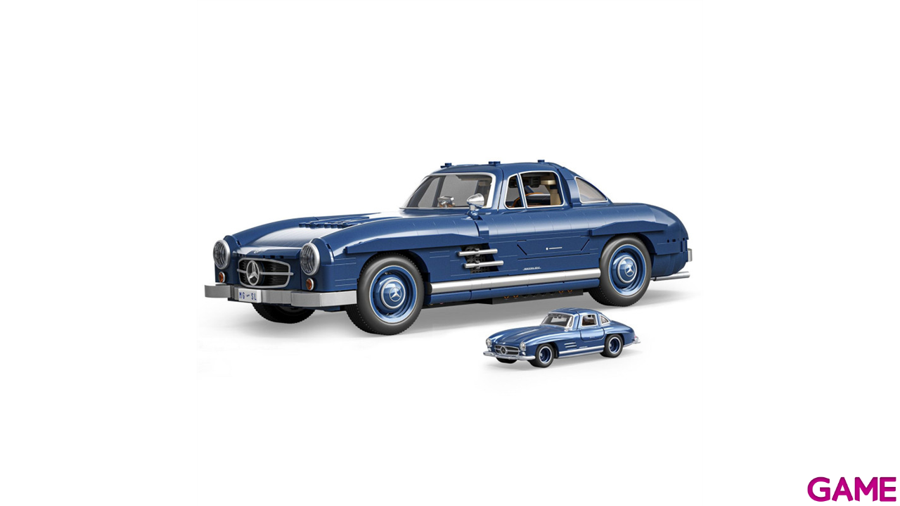 Set de construccion Hot Wheels Mercedes 300SL-0