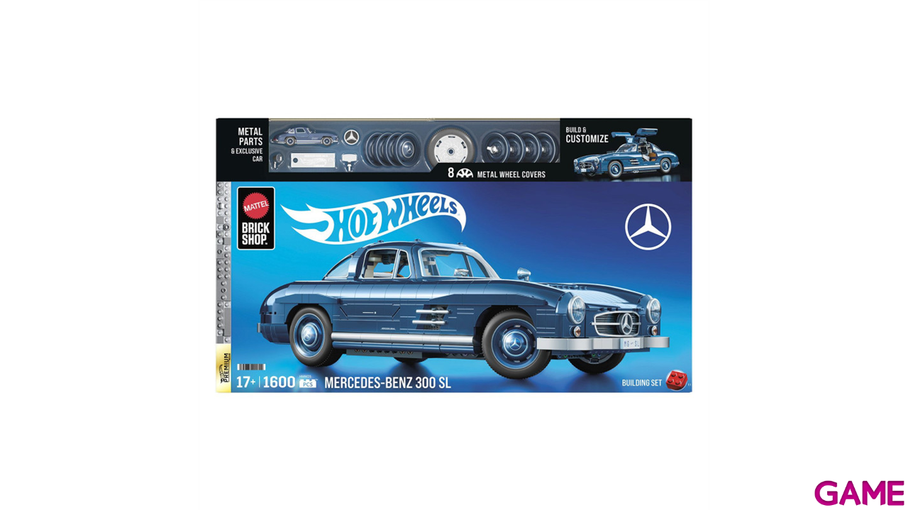 Set de construccion Hot Wheels Mercedes 300SL-3