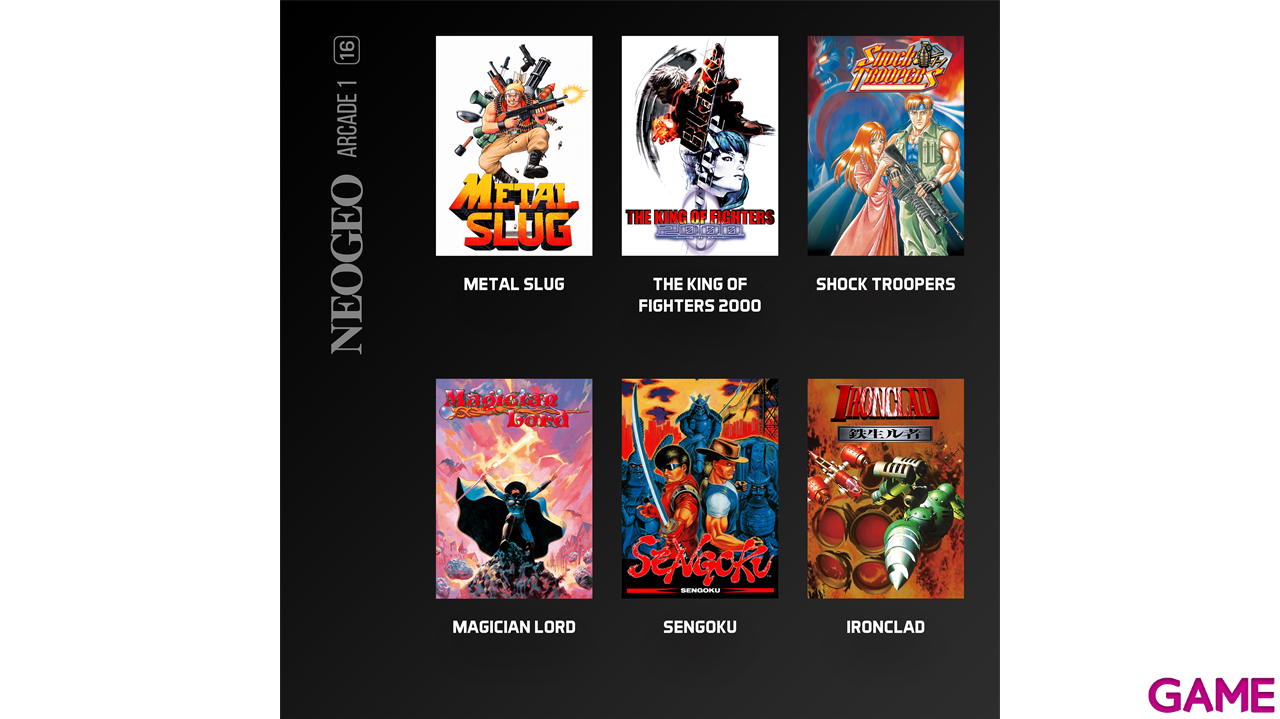 Cartucho Evercade NEOGEO Arcade 1-5