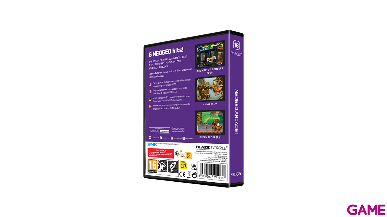 Cartucho Evercade NEOGEO Arcade 1-8