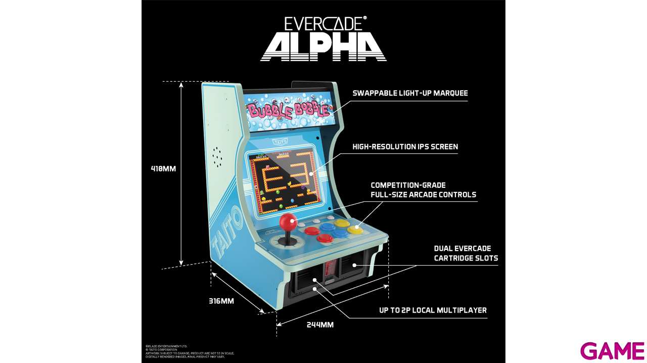 Evercade Alpha Taito Bartop Arcade-9
