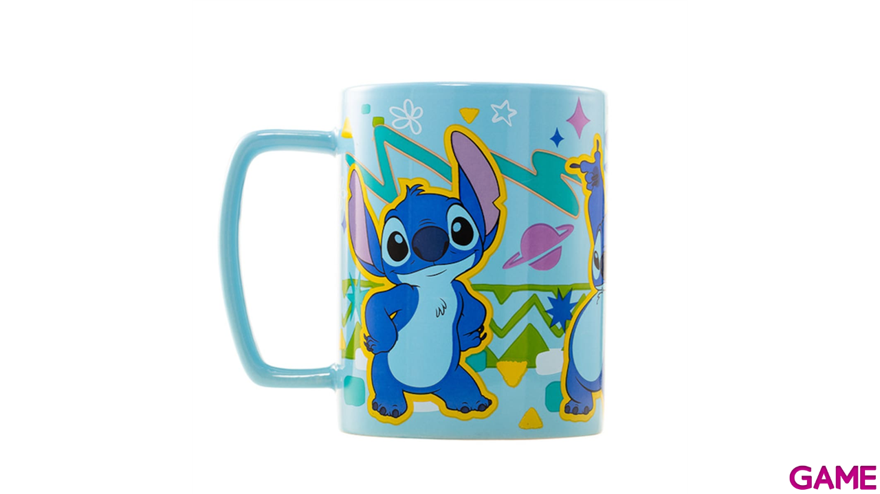Lilo & Stitch - Taza Cerámica Peluda Angel-2