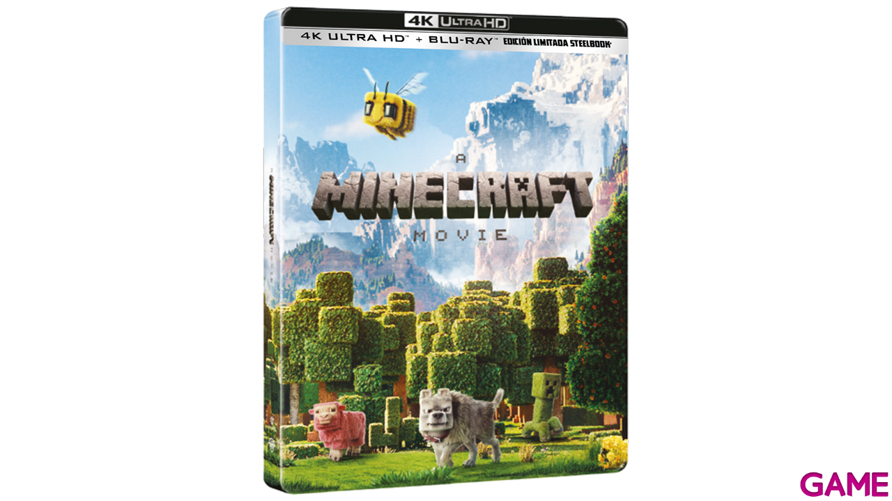 Una Película de Minecraft 4K + BD Edición Steelbook Día-0