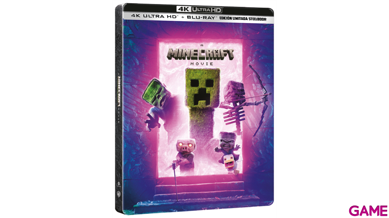Una Película de Minecraft 4K + BD Edición Steelbook Portal-0