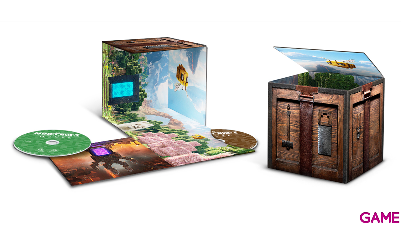 Una Película de Minecraft 4K + BD Edición Steelbook Portal-1