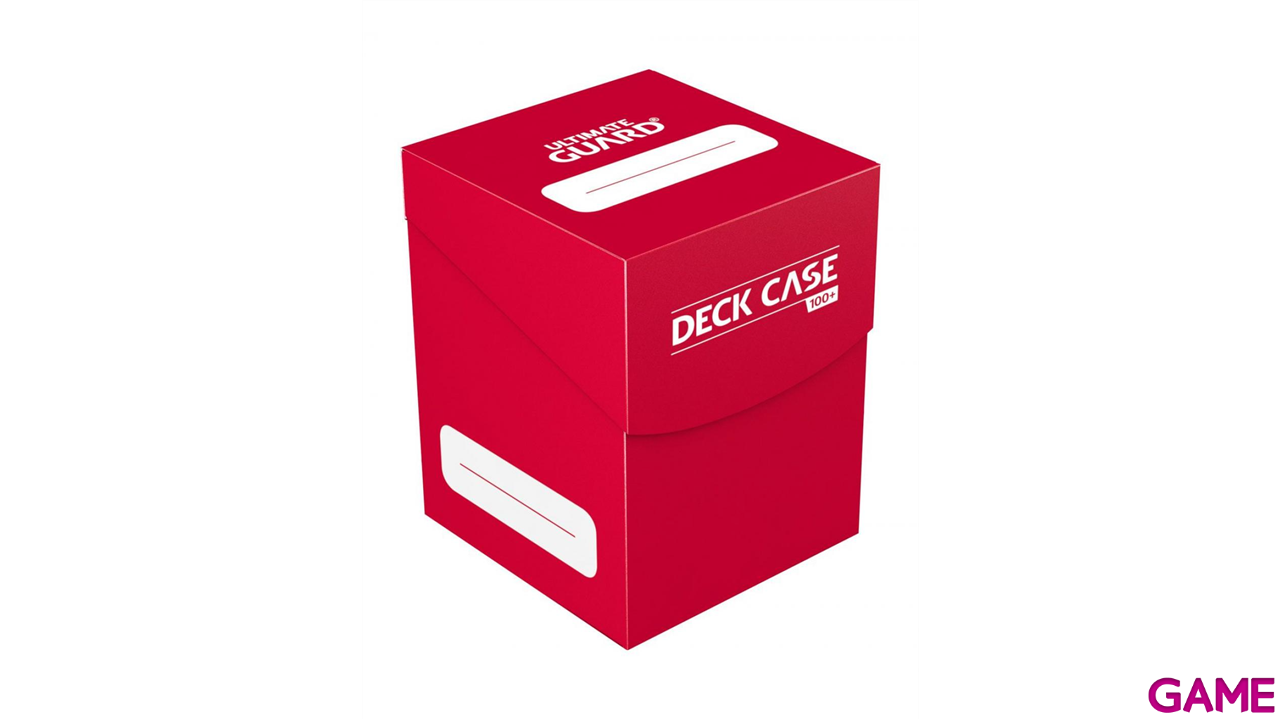 Caja de almacenaje para 100 cartas Ultimate Guard Deck Case de color rojo-1