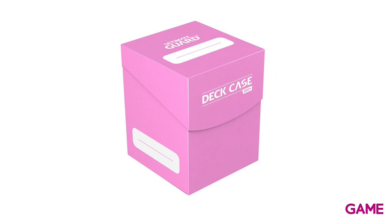 Caja de almacenaje para 100 cartas Ultimate Guard Deck Case de color rosa-0