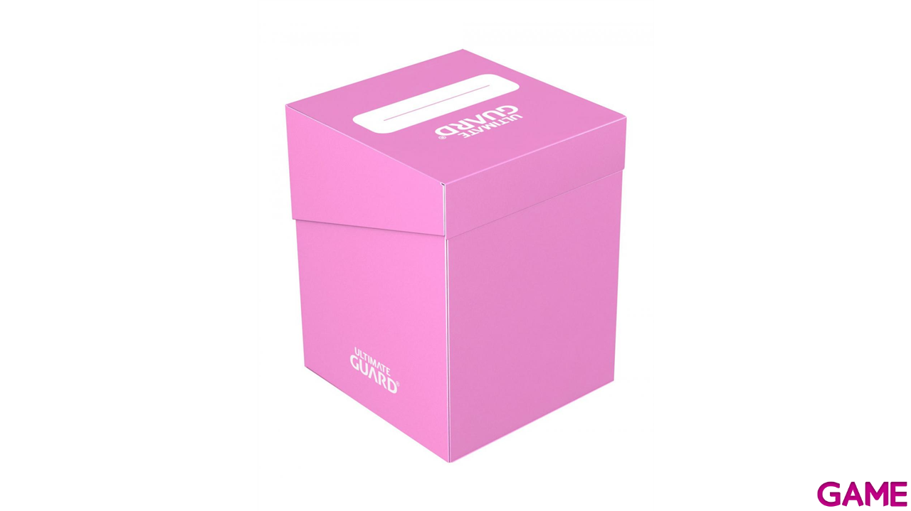 Caja de almacenaje para 100 cartas Ultimate Guard Deck Case de color rosa-1