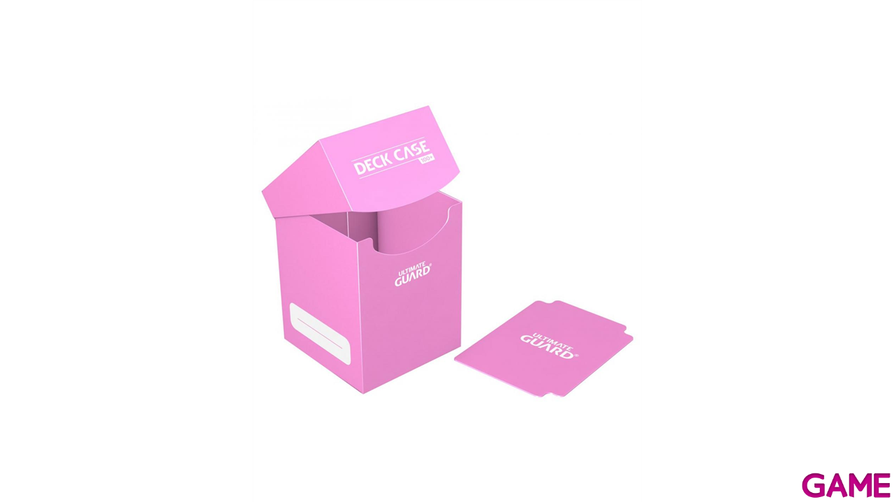 Caja de almacenaje para 100 cartas Ultimate Guard Deck Case de color rosa-2