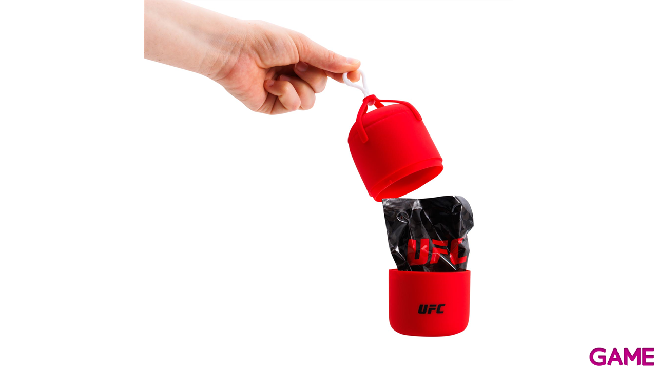 Capsula UFC Punching Bag con figura articulada de 7,5 cm + pieza set de Lucha (surtido)-1