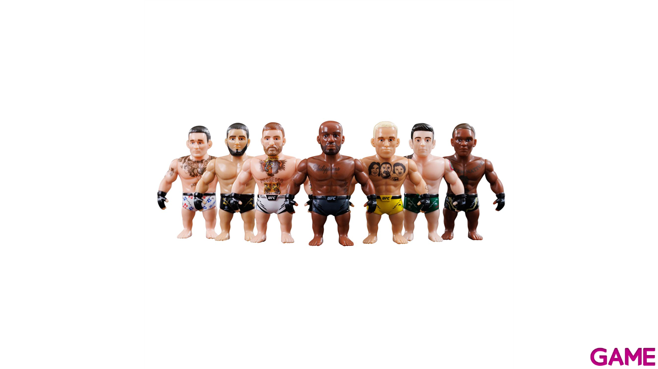 Capsula UFC Punching Bag con figura articulada de 7,5 cm + pieza set de Lucha (surtido)-3