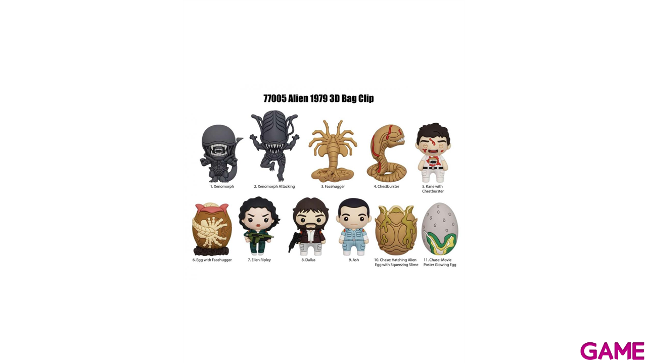 Colgante 3D Aliens (1979) series 1 para Mochilas y bolsos (surtido)-0 Colgante 3D Aliens (1979) series 1 para Mochilas y bolsos (surtido)-0
