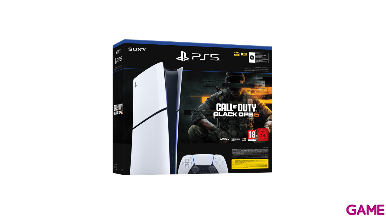 PlayStation 5 Edición Digital Pack Voucher Call Of Duty Black Ops VI-0
