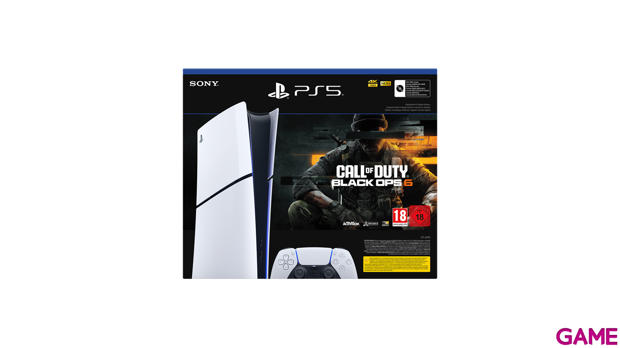 PlayStation 5 Edición Digital Pack Voucher Call Of Duty Black Ops VI-2
