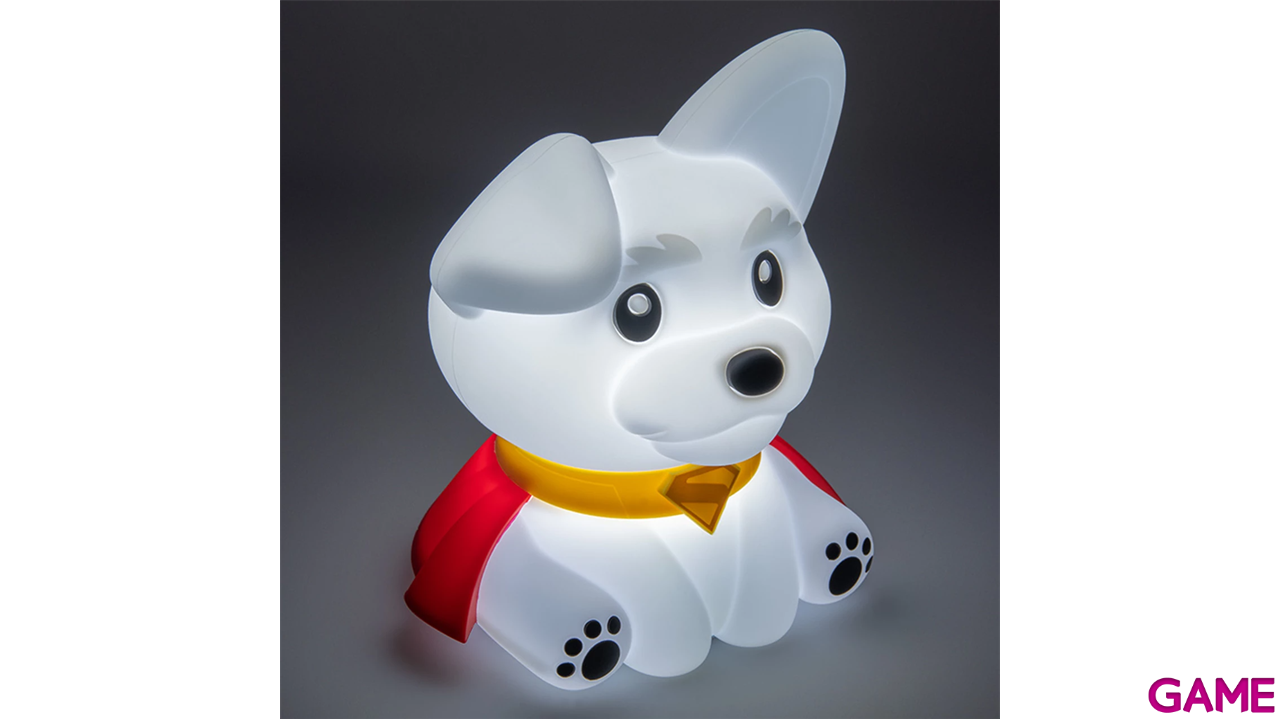 Lampara de silicona recargable Superman Krypto SquishyGlo-1