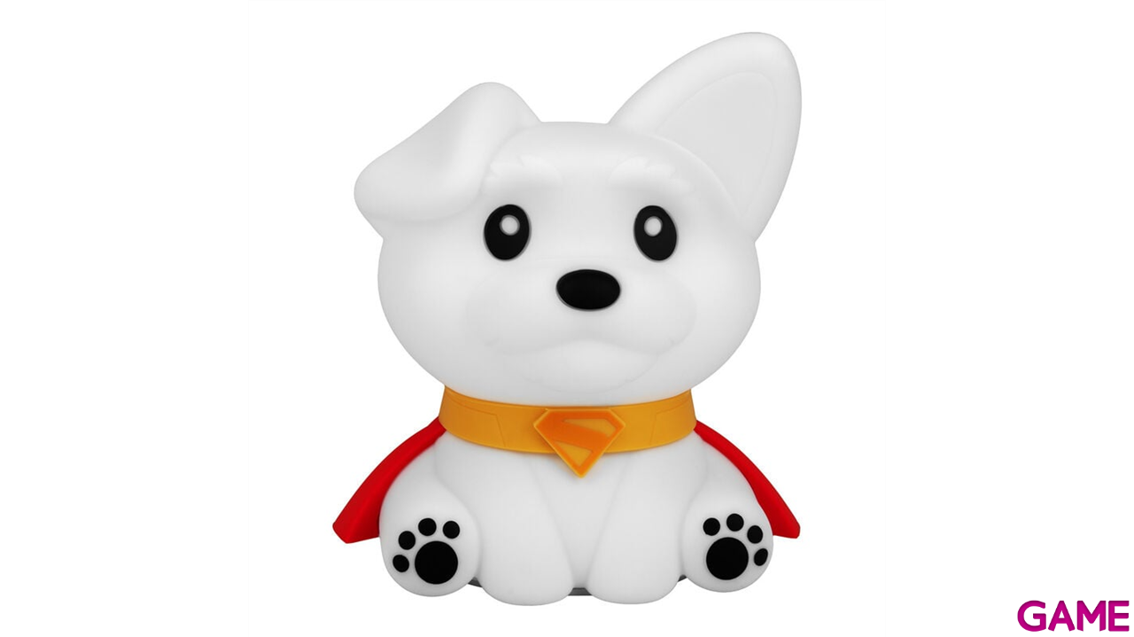 Lampara de silicona recargable Superman Krypto SquishyGlo-3
